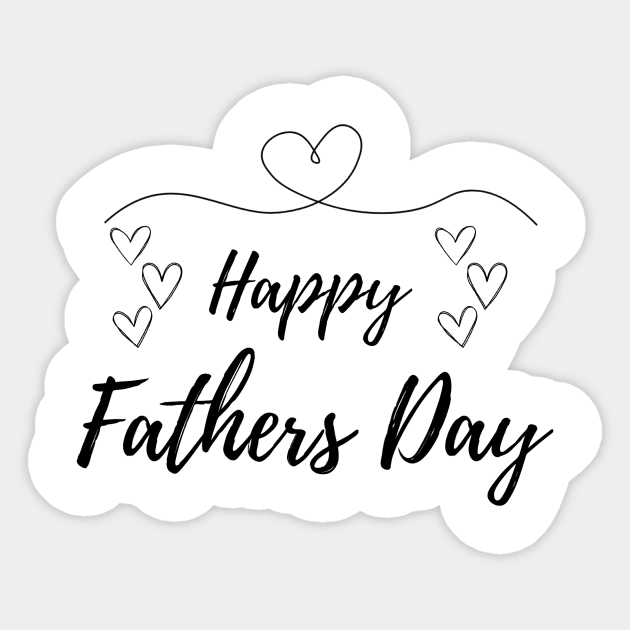 Happy Fathers Day Sticker by Simple D.